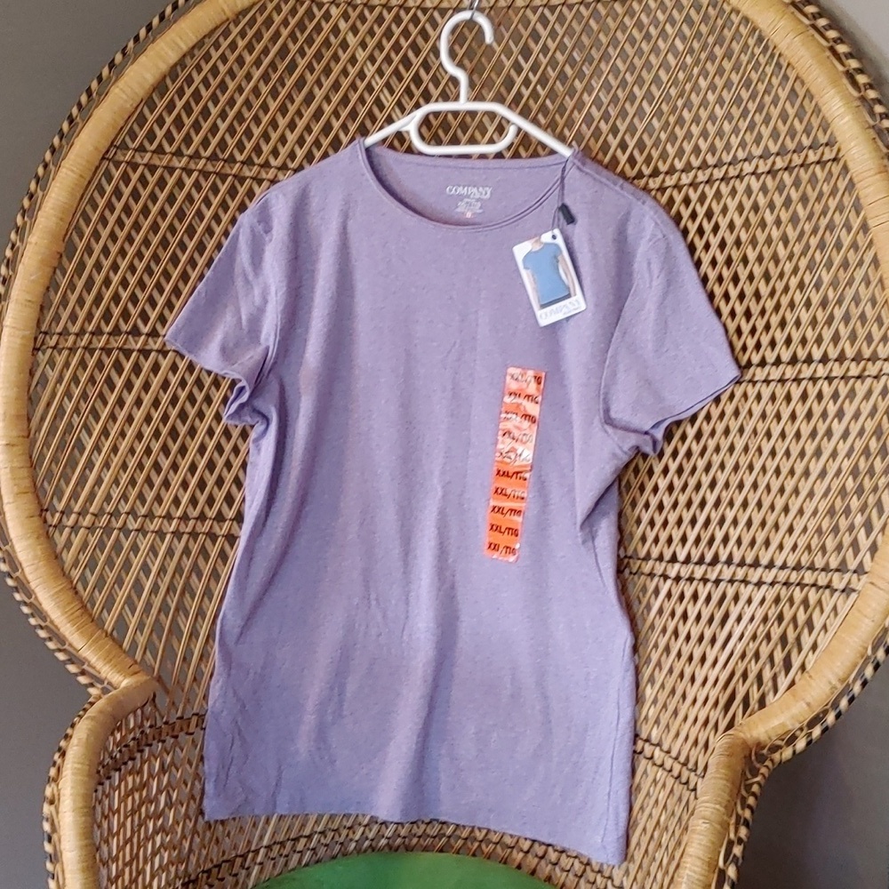 🌻NWT WOMEN'S ELLEN TRACY LILAC  T-SHIRT XXL